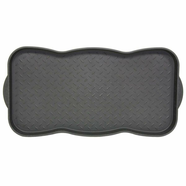 Bufonadas 30 in. x 15 Tred Black Plastic Nonslip Boot Tray BU1678214